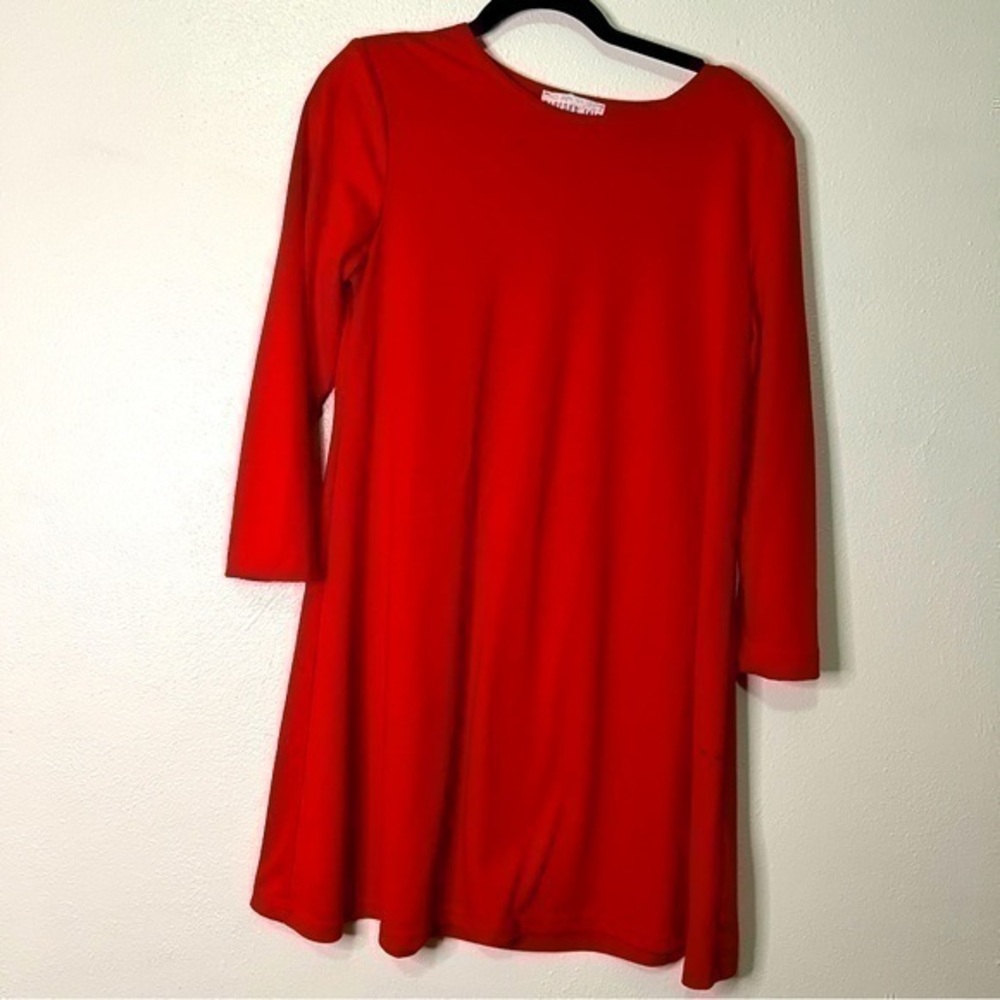 Bedford Fair fire engine red dress, Sz M. Preowned. EUC.